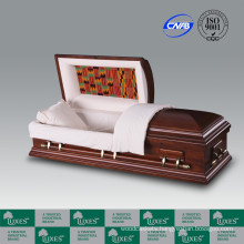 High Quality Wholesale American Style Solid Wood Casket Coffin For Funeral